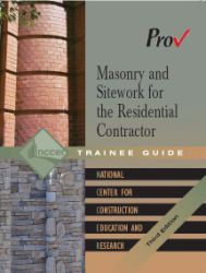 Masonry & Sitework for the Residential Contractor, 2nd edition ISBN: 978-1-269-78556-3 - Click Image to Close
